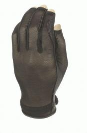 Evertan Three-Quarter Damen Sonnenhandschuh, Black Pearl, links (für Rechtshänder), S