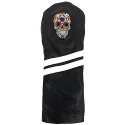 Sunfish Leder Headcover Ace Sugar Skull schwarz