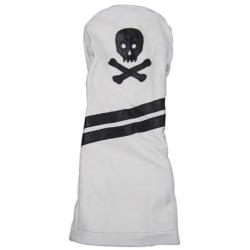 Sunfish Leder Headcover Ace Bones Skull weiß