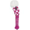 Bommel Strick Headcover, pink