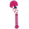 Bommel Strick Headcover, pink