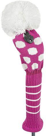 Bommel Strick Headcover, pink, Fairwayholz Punkte