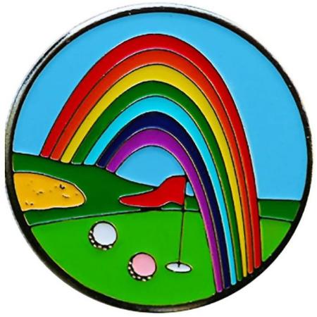 BeTheBall Ballmarker &quote;Rainbow Green&quote;