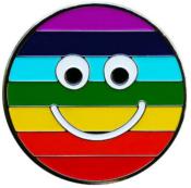 BeTheBall Ballmarker &quote;Rainbow Smiley&quote;