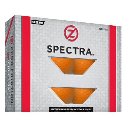 Zero Friction Spectra Golfbälle, 12er Karton, orange