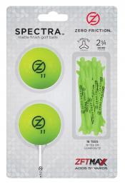 Zero Friction Spectra TwoBall-TeePack, grün