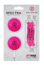 Zero Friction Spectra TwoBall-TeePack, pink