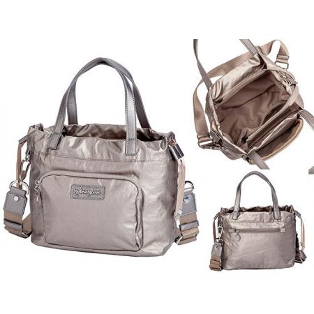 Sydney Love Kordelzugtasche &quote;Street Life Metallic&quote;, zinn