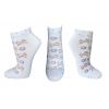 cbfmoda Damen-Golfsocken Tees 'n Balls, weiß