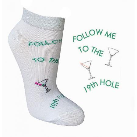 cbfmoda Damen-Golfsocken Follow me