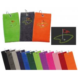 cbfmoda Golftuch 18 Loch schwarz