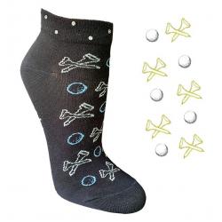 cbfmoda DamenGolfsocken Tees n Balls schwarz