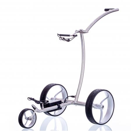 trendGOLF. Walker Edelstahl Elektrotrolley, silber (Edelstahl poliert)