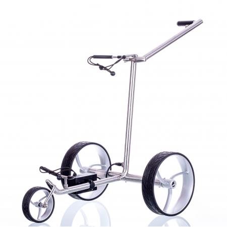 trendGOLF. Walker S Edelstahl Elektrotrolley, silber (Edelstahl poliert)