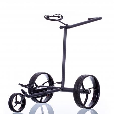 trendGOLF. Walker S Edelstahl Elektrotrolley, schwarz (Edelstahl pulverbeschichtet)