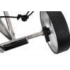 trendGOLF. Cushy S Edelstahl 3-Rad Push Trolley, silber (Edelstahl poliert)