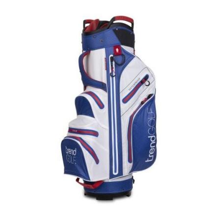 trendGOLF. Rainline Pro Golf Cartbag, weiß/blau/rot