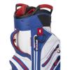 trendGOLF. Rainline Pro Golf Cartbag, weiß/blau/rot