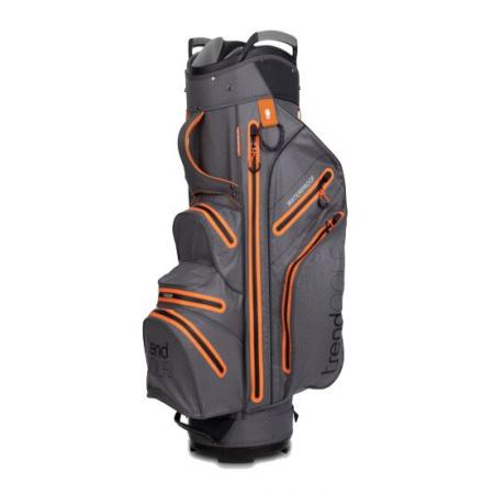 trendGOLF. Rainline Pro Golf Cartbag, grau/orange