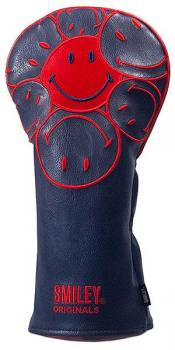 KraveGolf Stacked Smiley Originals Headcover, dunkelblau/rot, Hybriden