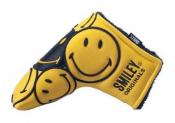 KraveGolf Stacked Smiley Originals Blade Puttercover, gelb/schwarz