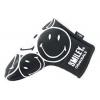 KraveGolf Stacked Smiley Originals Blade Puttercover, schwarz/weiß