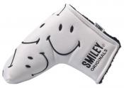 KraveGolf Classic Smiley Originals Blade Puttercover, weiß