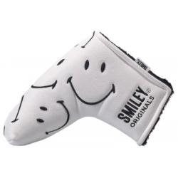 KraveGolf Classic Smiley Originals Blade Puttercover weiß