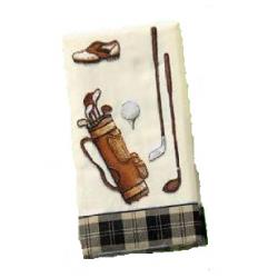 Papiertaschentücher mit Golfmotiven creme