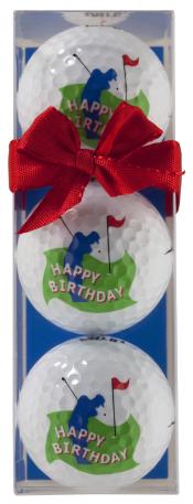 Golfball-Set &quote;Happy Birthday II&quote;