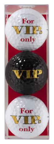 Golfball-Set &quote;For VIPs only&quote;