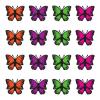 Golfdotz® Golfballmarkierungen, Butterfly Mix