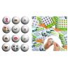 Golfdotz® Golfballmarkierungen, Paw Print Mix