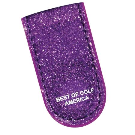 Crocodily Clip Soft-Magnetklemme für Ballmarker, violett