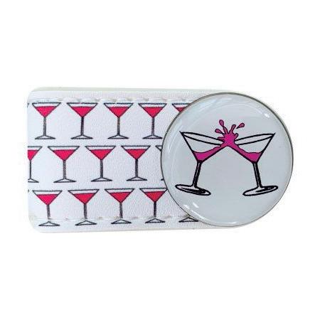 Crocodily Clip Ballmarker-Set, Martini Love