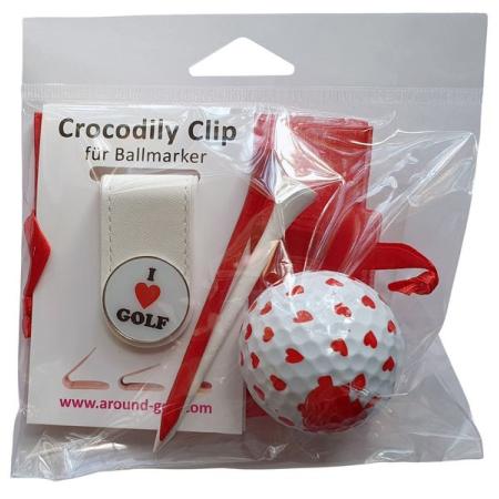 Crocodily Geschenk-Set 05 I Love Golf