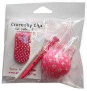 Crocodily Geschenk-Set 12 Polka Dot Pink