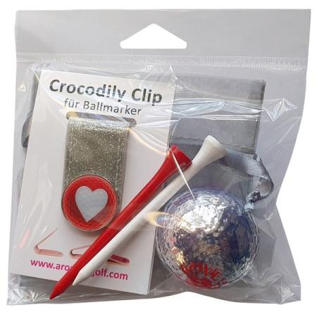 Crocodily Geschenk-Set 15 White Heart