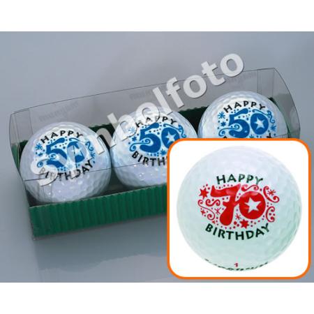 Golfball-Set &quote;Geburtstag&quote; - 70 Jahre