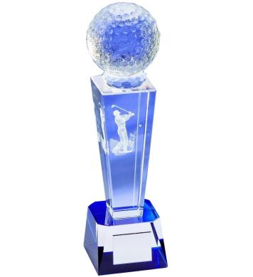 Crystal Golf Trophäe