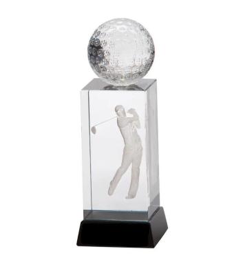 Crystal Golf Trophäe Stirling