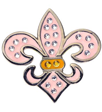 Navika Crystal Ballmarker Fleur de Lis