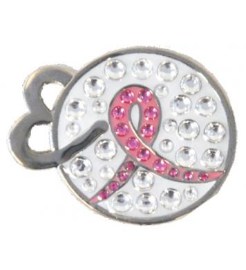 Navika Crystal Ballmarker Pink Ribbon