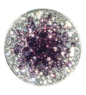 Navika Micro Pavé Crystal Ballmarker Purple Haze