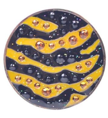 Navika Crystal Ballmarker Tiger Print