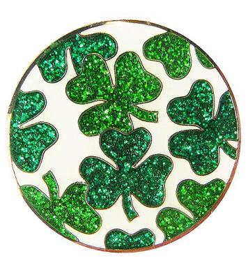 Navika Glitzy Ballmarker Shamrock