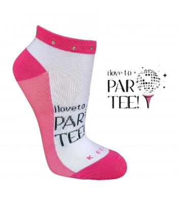 K. Bell Damen-Golfsocken I love to PAR TEE!