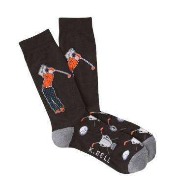 K. Bell Herren-Golfsocken Golfer