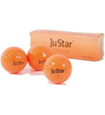 JuStar Golfball V500, 3 Stück, orange