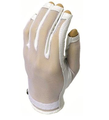 Evertan Three-Quarter Damen Sonnenhandschuh, White Pearl